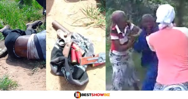 Two Women Beat And K!ll Armed Robber Who Shot Their Husband In Drobonso (See Details)