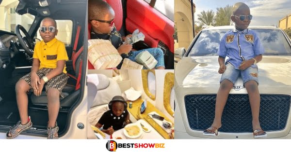 See photos of the world's youngest millionaire who has cars, houses, and a private jet