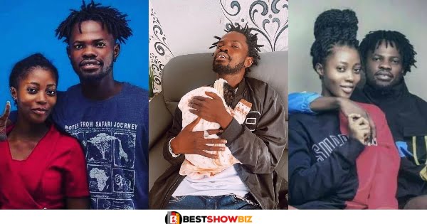 Fameye Shows His Cute Newborn Daughter For First Time on Father's Day Photos