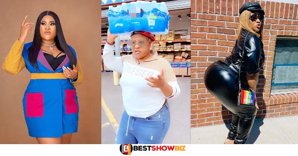 Leᾶked Video reveals the kind of job Actress Nkechi Blessing is doing in America