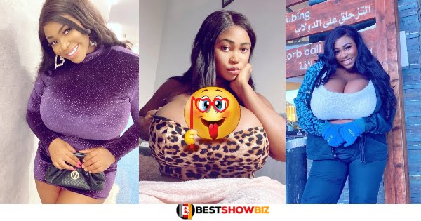 Massive Reactions As Lerin Displays Her Heavy Melons In New Photos