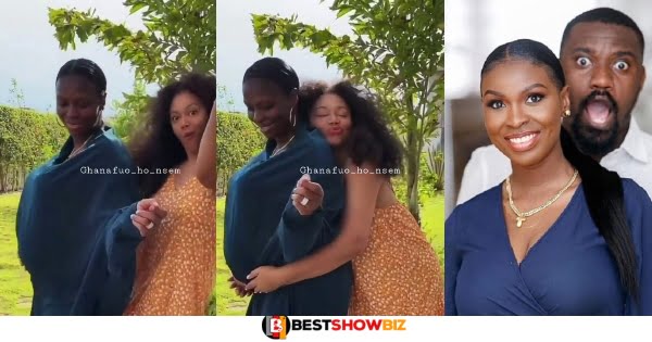 Massive Reactions As Unseen Video Of Dumelo’s Pregnant Wife Surfaces