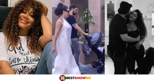 Nadia Buari Finally Shows Off Her Handsome Husband On Father's Day (Photo)
