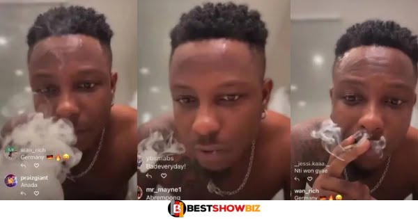 New Video of Kelvyn Boy’s smoking ‘weed’ like there is no tomorrow stirs online