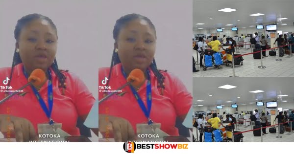 The Face Of Lady Behind Announcements At Kotoka International Airport Surfaces In New Video