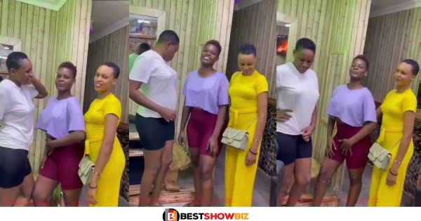 (Video) Braless Slay Queens Shakes Their Small Bl3st For Attention