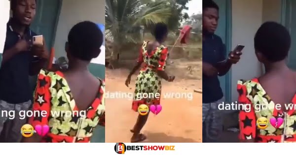 (Video) Change My Name If You Progress In Life: Ghanaian Lady Curses Boyfriend After Heartbreak