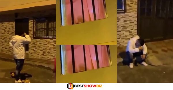 (Video) Man Catches Girlfriend Giving B.J To Another Guy When He Went To Propose To Her
