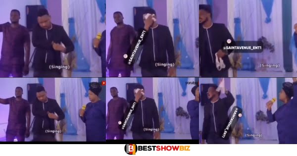 (Video) Pastor Removes A Lady's Dross From His Pocket Instead Of A Handkerchief During Church Service