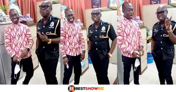 (Video) Young man who looks like ACP Kofi Sarpong storms his office to verify 