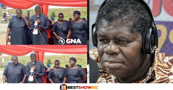Watch a Rare Video of the late Psalm Adjetefio’s lookalike children At His Funeral