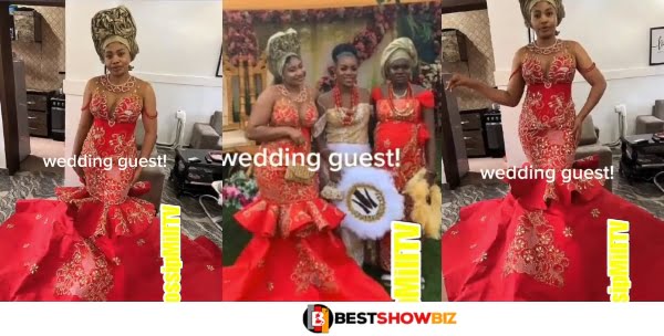 “You Want to Outshine the Bride on Her Day” – Lady’s Dress to a Wedding she was invited Stirs Online (Video)