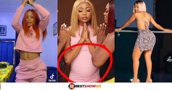 "I am not pregnant, it was banku that I ate"- Akuapem Poloo reacts to tummy bump photos