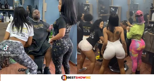 Owner of barbershop where women tw3rk for male customers explains why she invented that (video)
