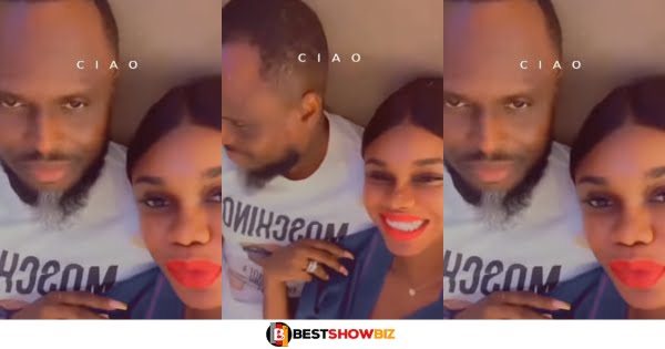 Video of Becca and her husband chopping love warm hearts on social media