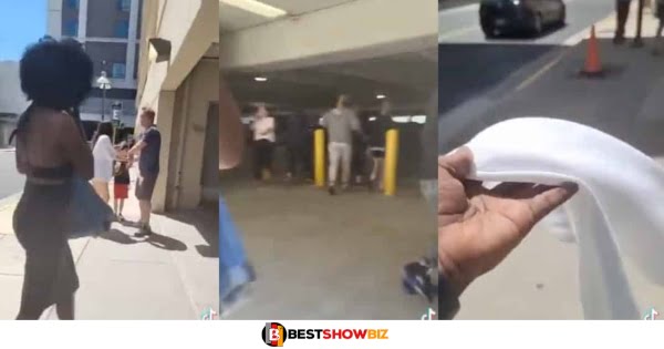 Ghanaian woman shares a video of herself running from a mass shooting in America (watch)