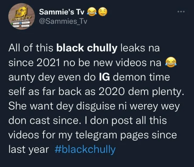 Popular TikToker, Black Chully exposed as screenshots of her selling her leaks surfaces