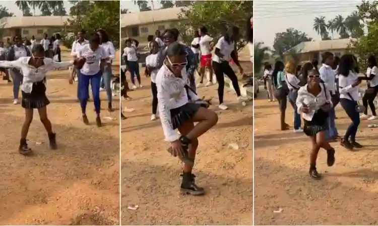 Moment lady stole the show with Her Crazy Dance Moves after Graduating