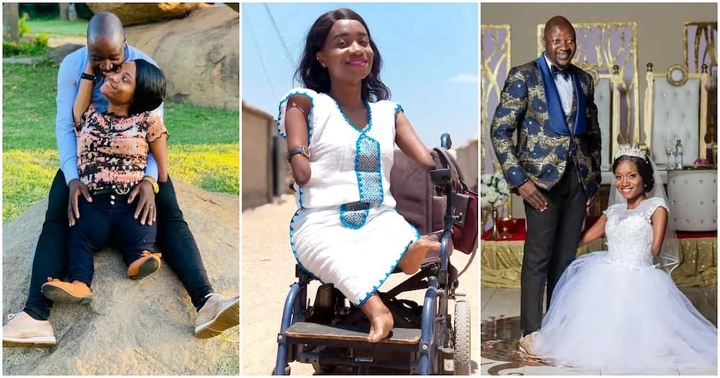 "My husband loves me just the way I am"- Disabled lady says after getting married.
