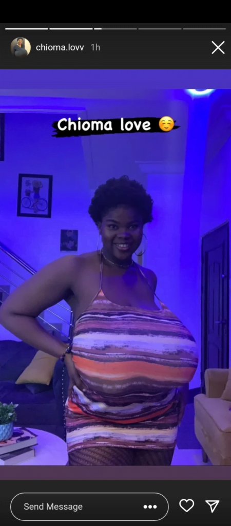 Chioma Love Flaunts Her Natural and Big Melons In New Sultry Photos