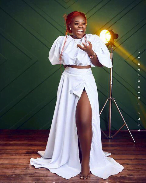 Tiktok star, Asantewaa almost shows her 'punini' in new birthday photos