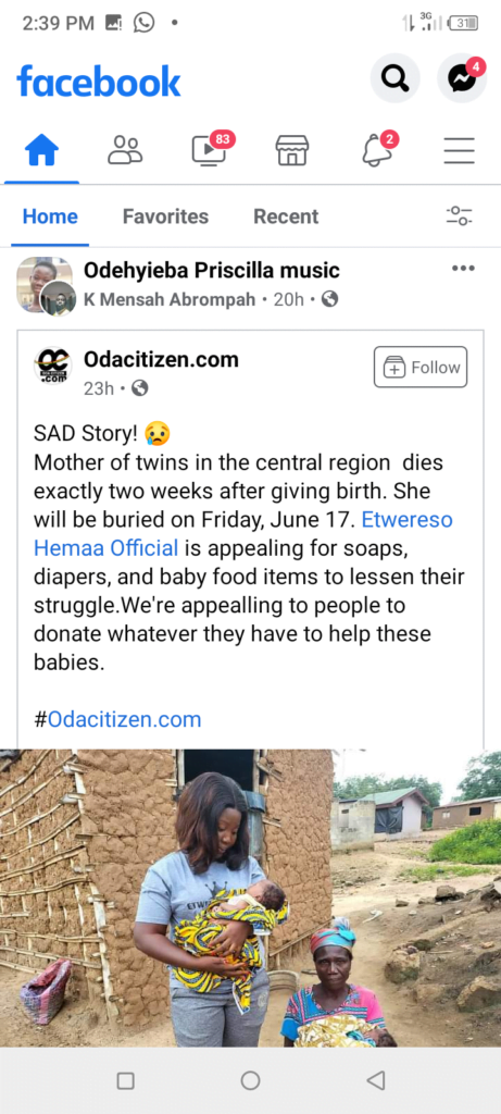 Tears Flow As Mother Of Twins Dїes After Given Birth - Grandmother Cries For Help