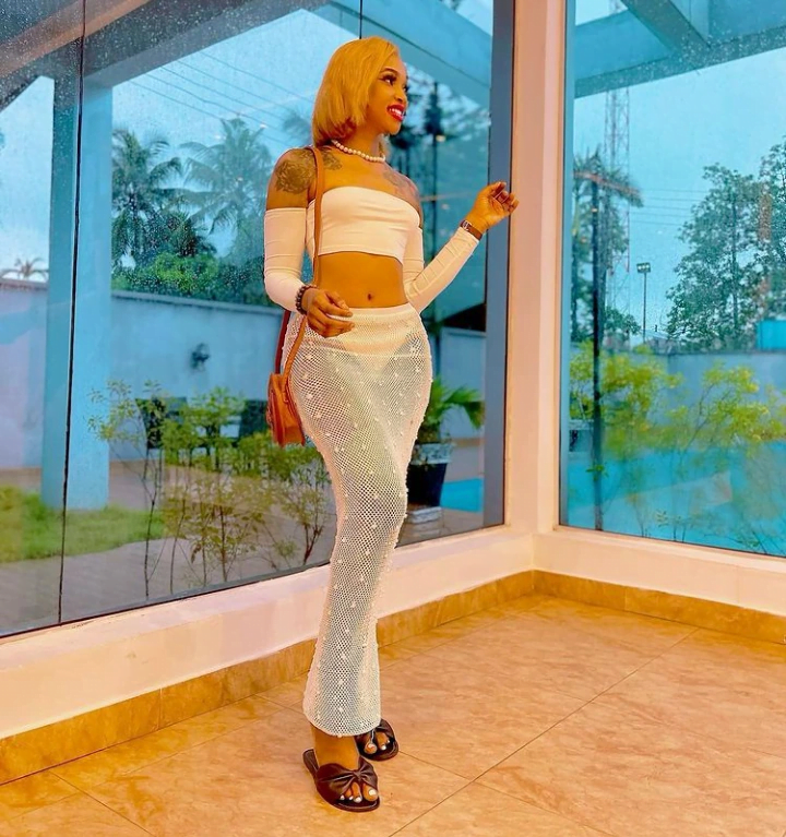 Popular Transgender, Jay Boogie Opens Her Legs Wide To Show Her Things In New Photos