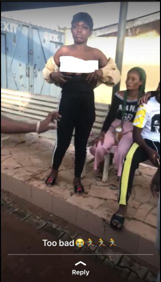 See what this lady did after she was promised an iPhone by 3 men (images)