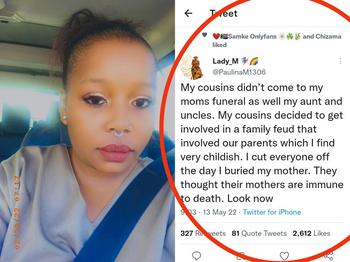 “I buried my dead mother alone without my family members” - Young Lady Tells Why