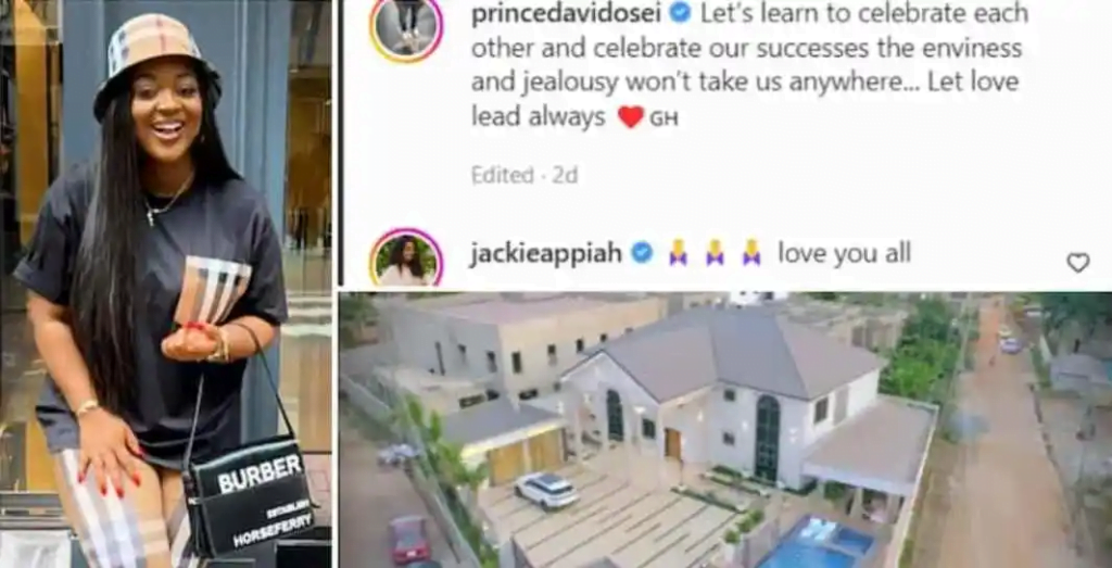 Jackie Appiah finally respond to rumors that her mansion was built with Ashἆwo Money