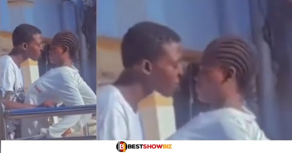 (Video) Massive Reactions As Lady Refuses Boyfriend From K!ssing Her At A Pool Party
