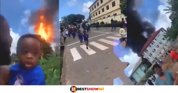 See how brave neighbors at Kumasi Atonso saved school kids from the Gas explosion (watch video)