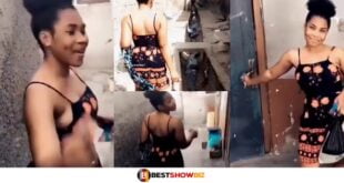 Beautiful lady proves true love exists as she visits her broke boyfriend in the slums (watch video)