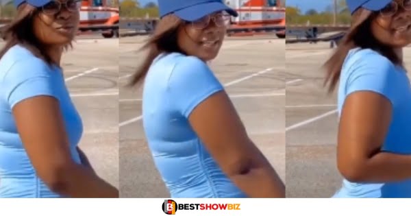 Lady with big nyᾰsh thrill Netizens with her seductive dance moves (watch video)