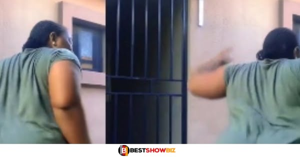Pᾶntlẽss Woman Tw3rks Heavily And Shake Her “Bum Bum” In A Trending Video (Watch)
