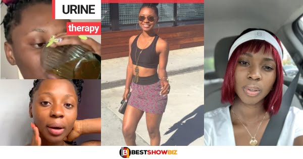 "I drink my urine every morning that is why my skin is so smooth"- Lady reveals (video)