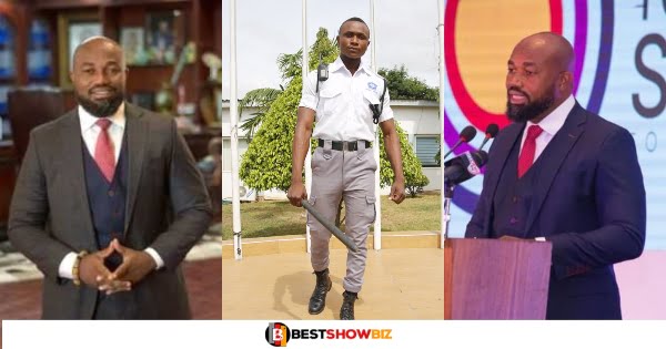 Social media blast Millionaire Mcdan for employing his own son as a security man at his company