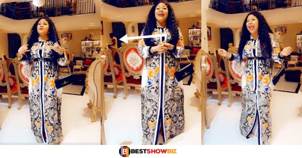 Agradaa sing praises to God after her husband returned home on fathers day (video)