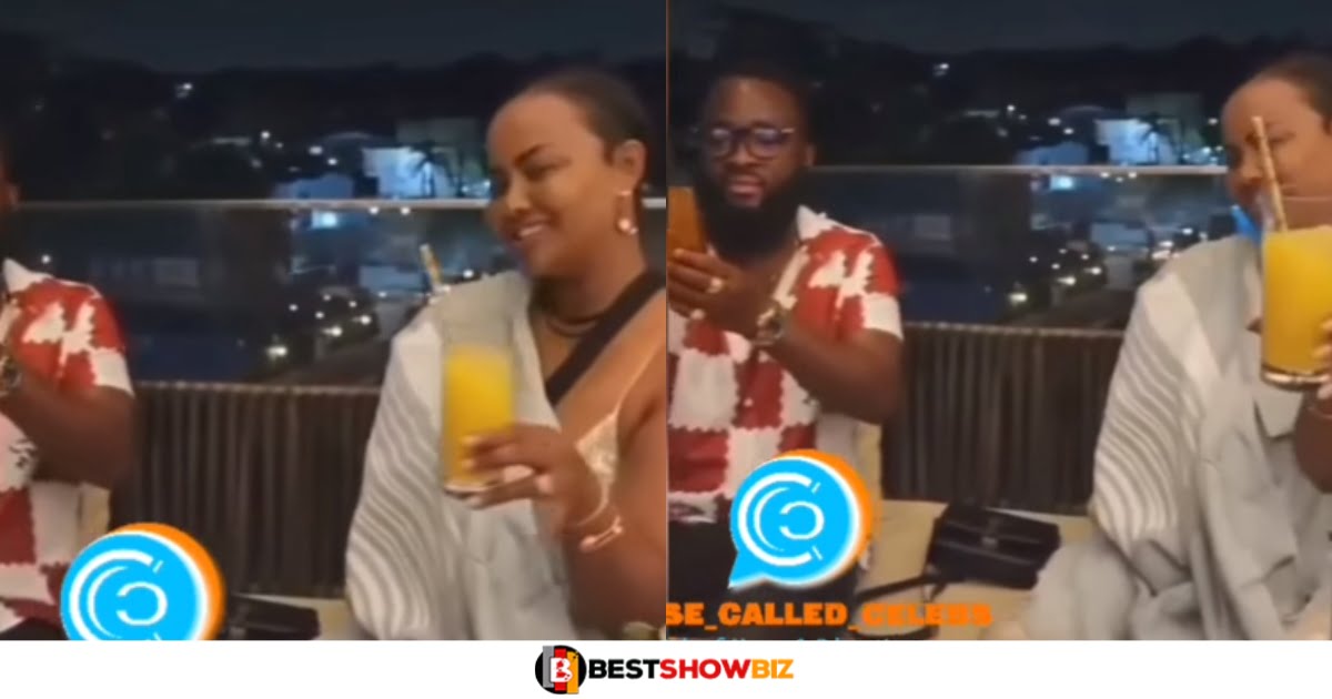 Nana Ama McBrown spotted enjoying nightlife with her husband after a long absence from the public (video)