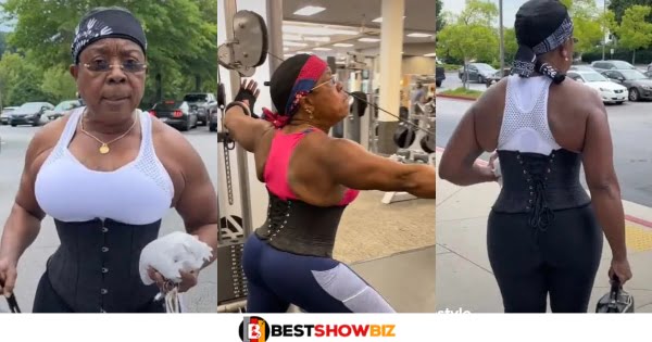 71-year-old woman who goes to the gym stuns the internet in new video