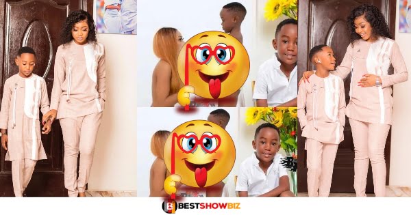 'Lessons learnt No More Nak3d Photos'- Akuapem Poloo shares decent photos to celebrate her son's birthday