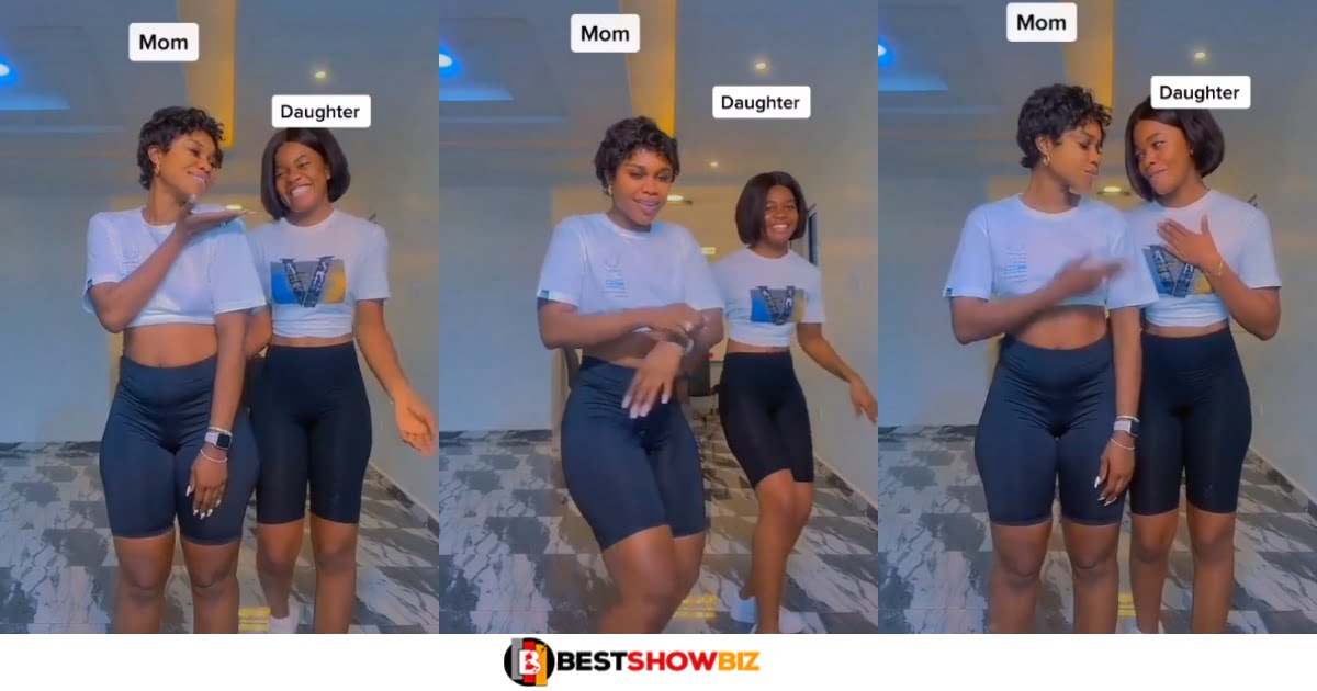 Becca shows the beautiful face of her daughter as they dance together (watch video)