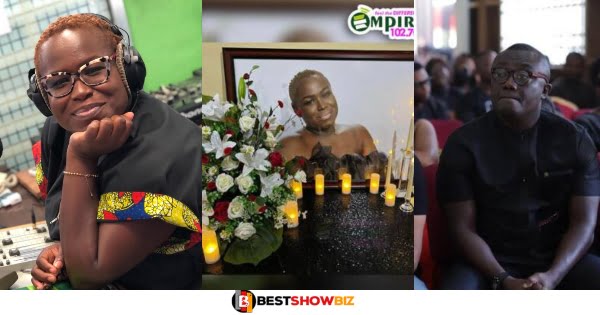 Empire FM Journalist, Shonda Ayorkor Laid in State as Bola Ray and Others Mourn with Family (Photos)
