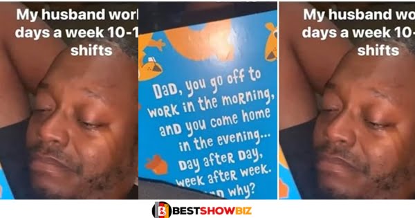Father Emotionally Cries as His Kids Give Him Sweet Fathers' Day Card (Video)