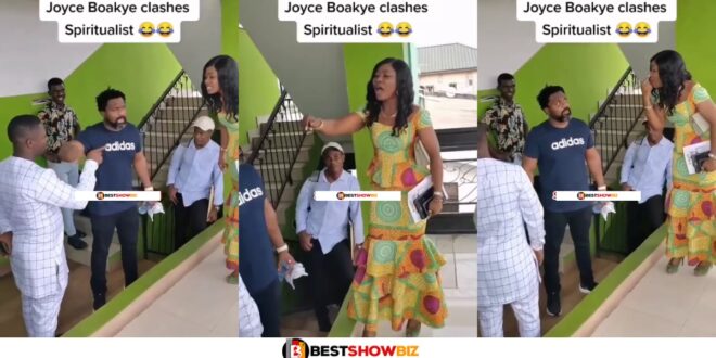 Joyce Boakye Challenges A Spiritualist As They Clashes In New Video