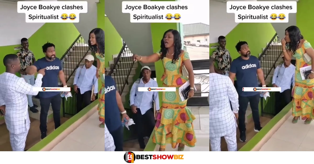 Joyce Boakye Challenges A Spiritualist As They Clashes In New Video