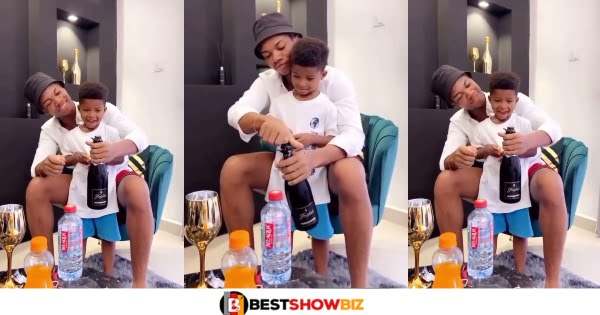 KiDi and his all-grown-up son share amazing moment together in new Video