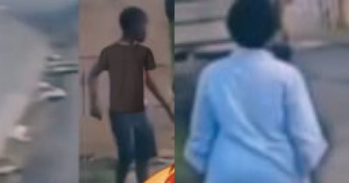 Watch What This Young Boy Was Recorded Doing After Passing By A Lady With Big Nyᾶsh (Video)