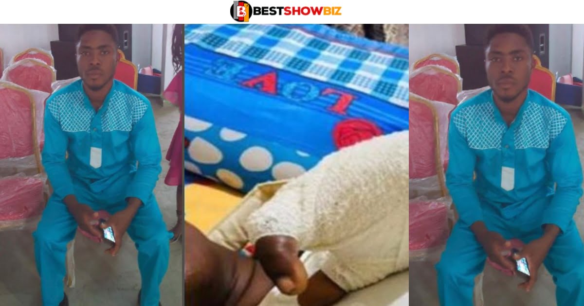 Lapaz: Husband on the run after chopping off the three middle fingers of his wife (Photos)