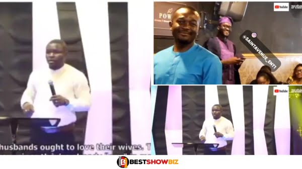 Pastor forces men transfer money to their wife and girlfriend during prayer service (watch video)